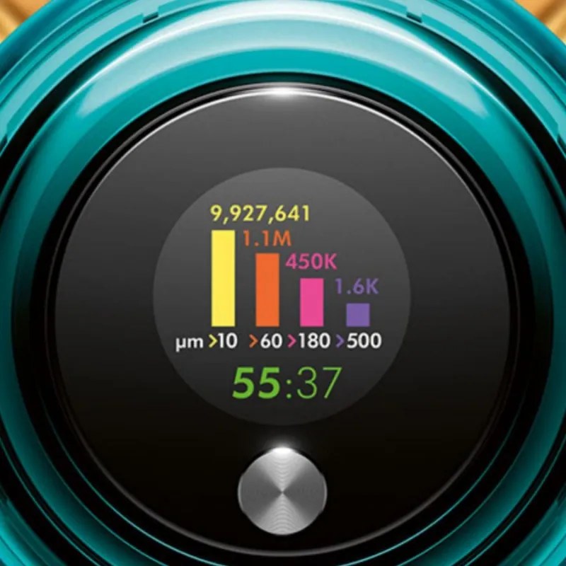 Aspirator vertical Dyson V15 Detect Absole 447000-01, 660W, 0.76 l, 60 min autonomie, Senzori, 3 moduri, LCD, Gri / aur