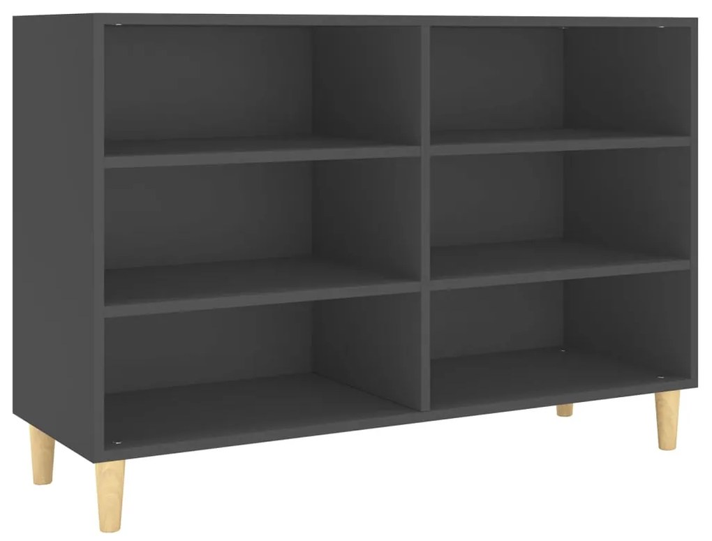 806033 vidaXL Servantă, gri, 103,5x35x70 cm, PAL