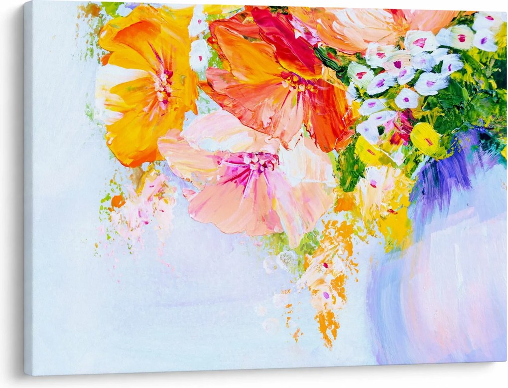 Tablou - Flori,pictură (70x50 cm)