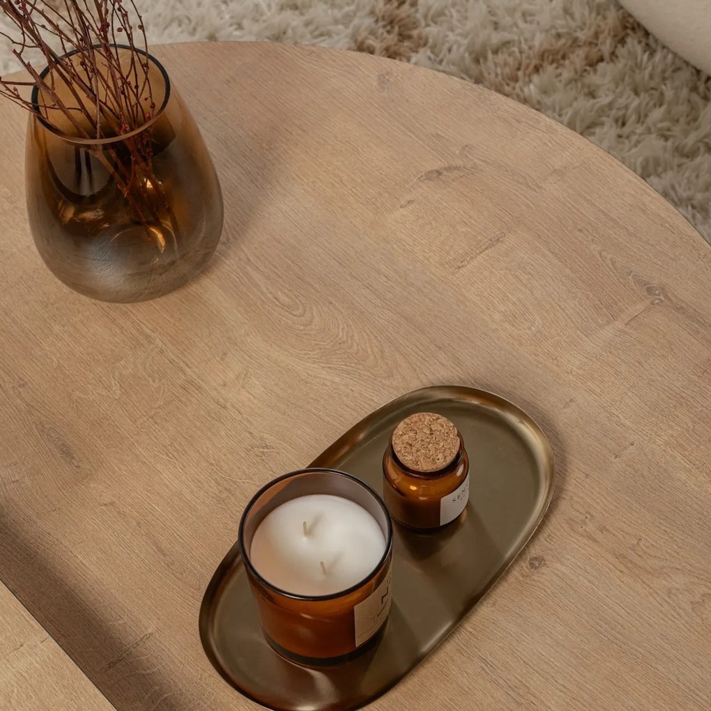 Masă de cafea Orion Honey Oak Black