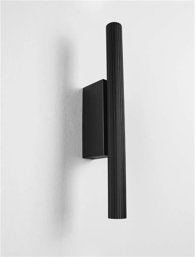 Aplica LED ambientala stil minimalist PARON negru H-30cm