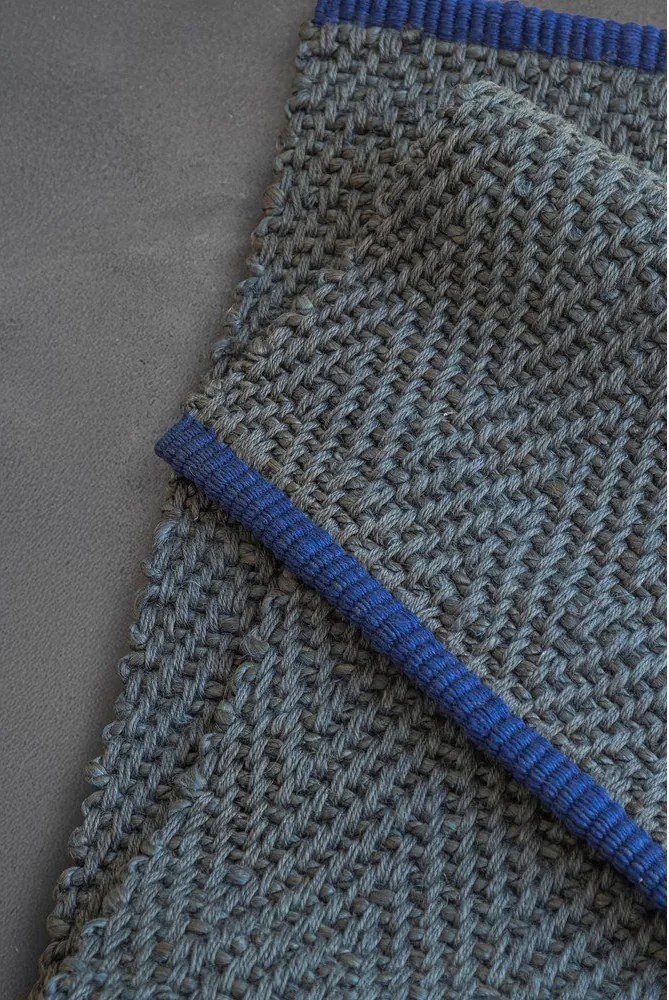 Covor tip traversă verde închis din iută 70x150 cm Notes – Mette Ditmer Denmark