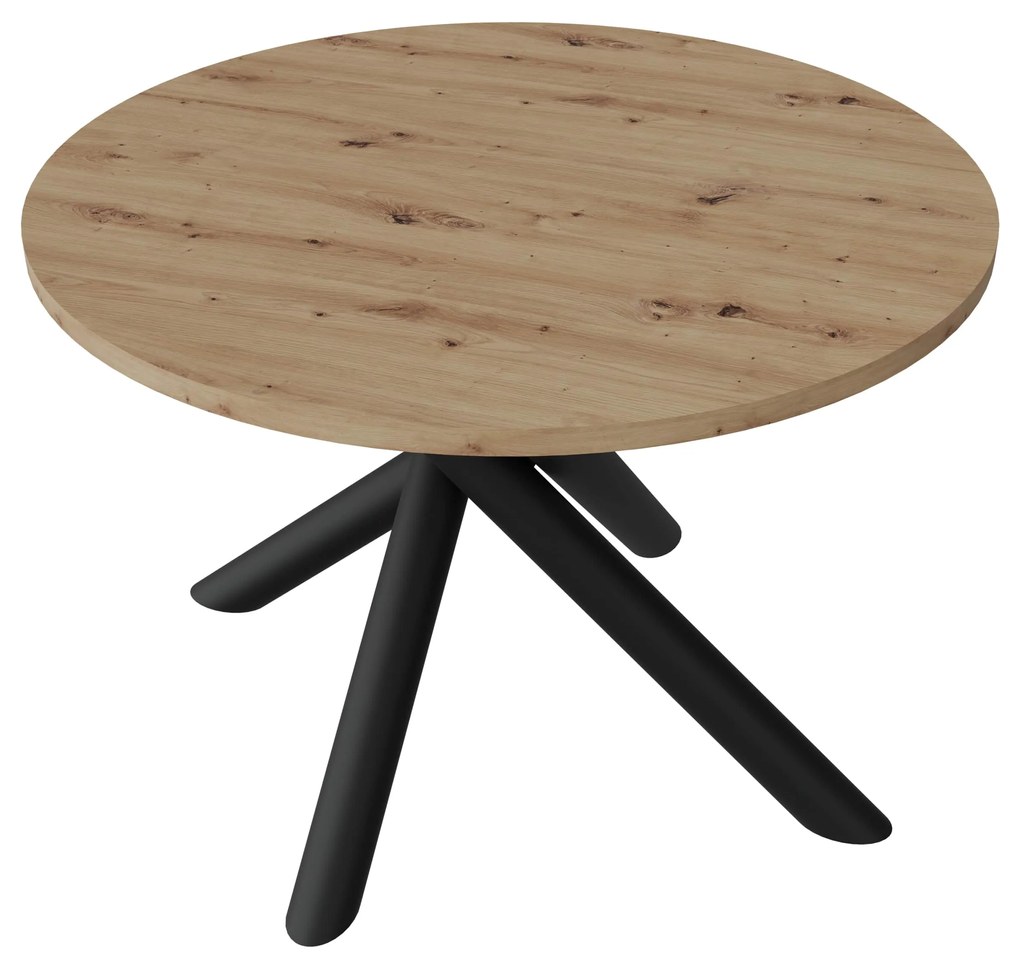 Masa rotunda 110 cm Ossla (stejar artizanal). 1116740