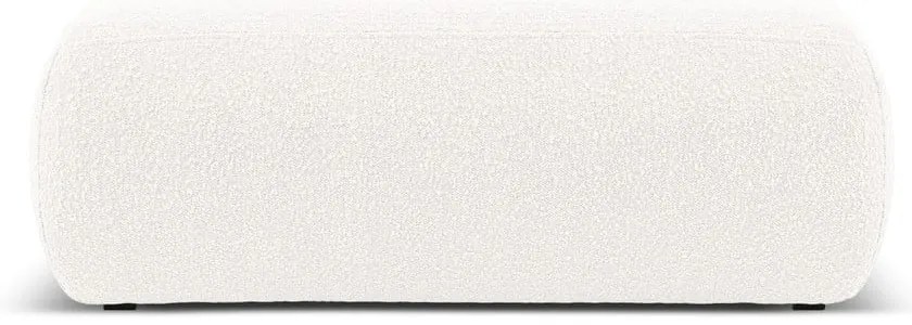 Taburet alb cu tapițerie din stofă bouclé Molino – Micadoni Home