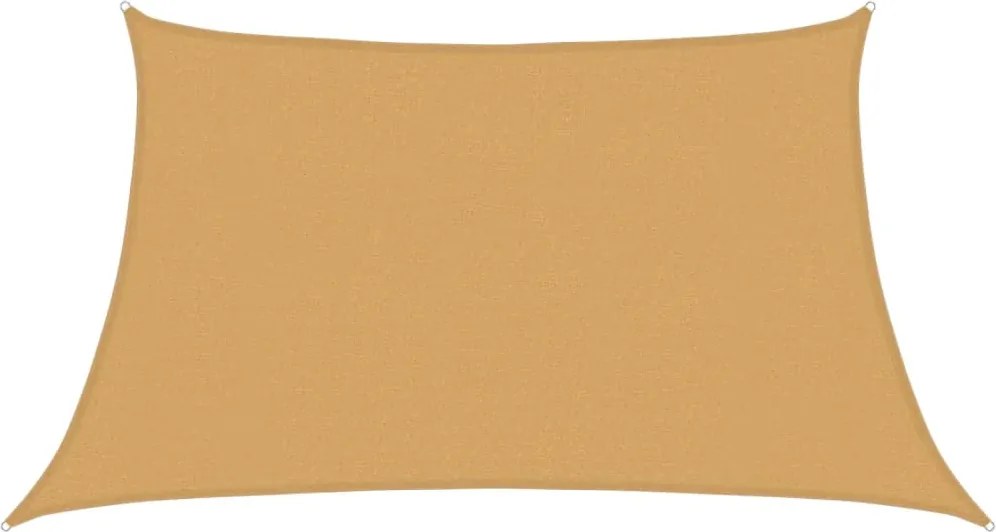 vidaXL Pânză parasolar, gri deschis, trapez, 3/4x2 m, HDPE, 160 g/m²