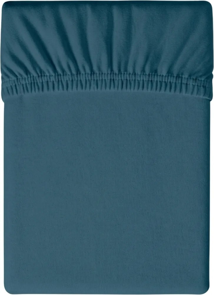 Cearsaf jersey petrol 180 x 200 cm