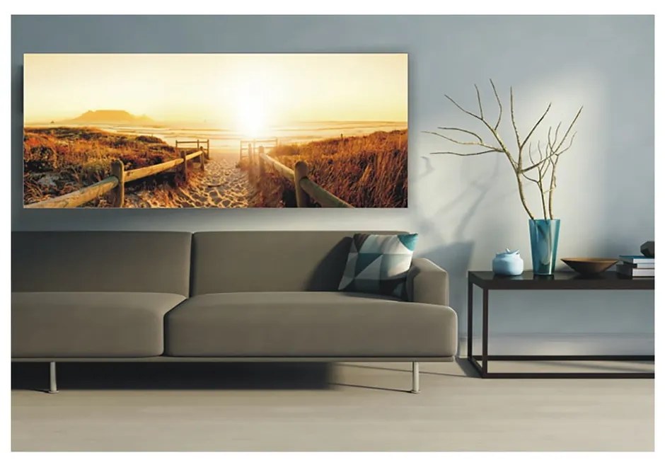 Tablou Styler Canvas Harmony Beach II, 45 x 140 cm