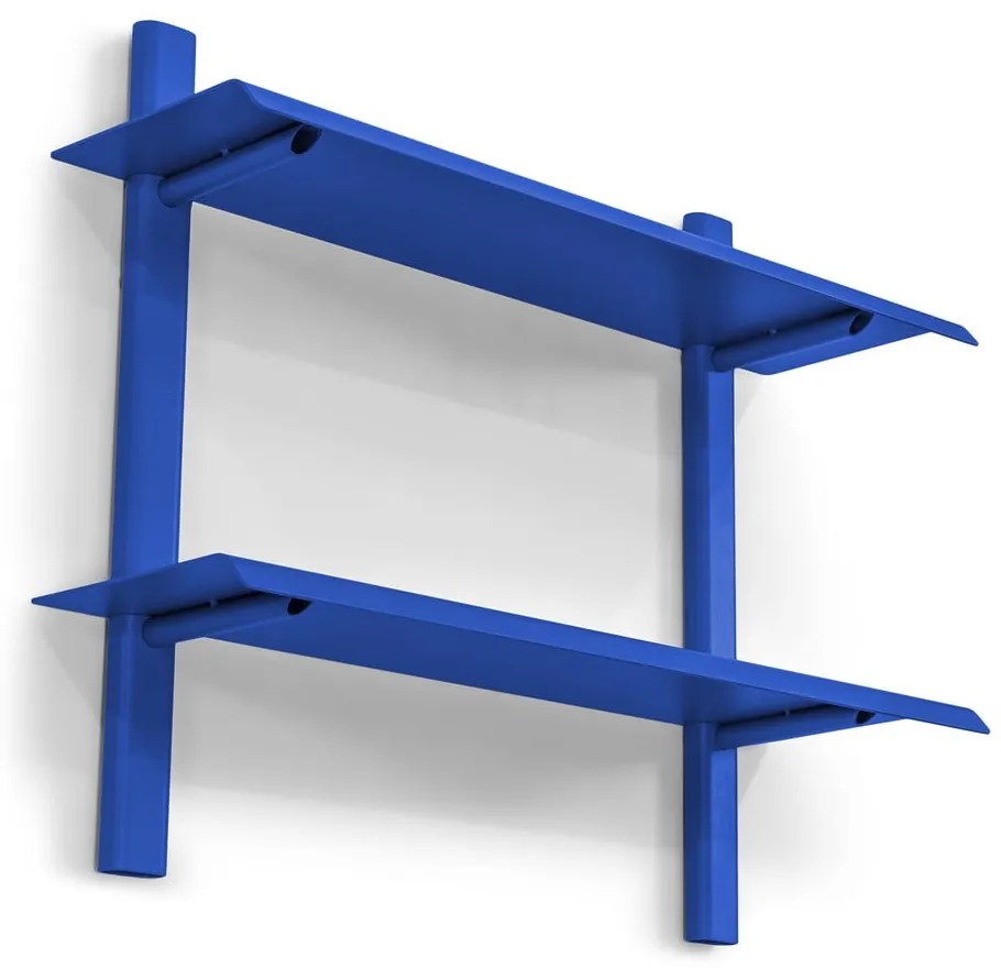 Raft albastru etajat din metal 60 cm Hola – Spinder Design