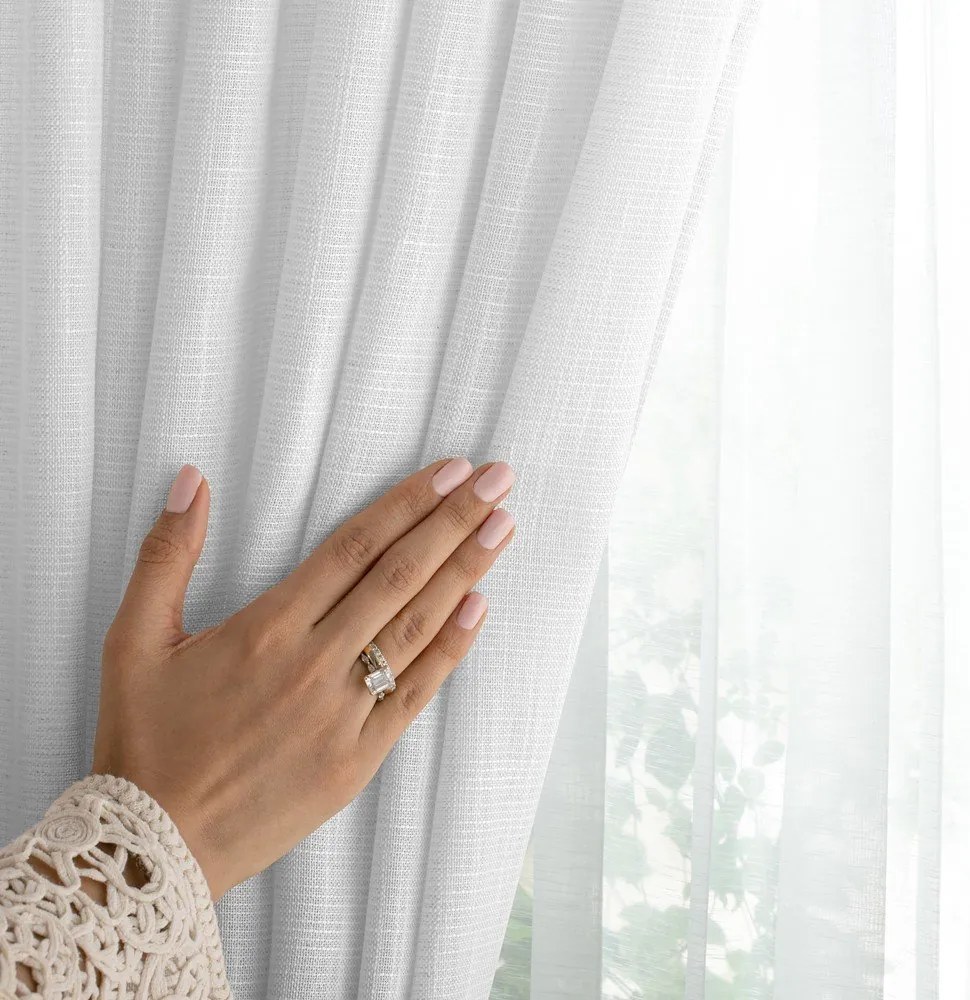 Draperie albă 140x270 cm Valeta – Restilo