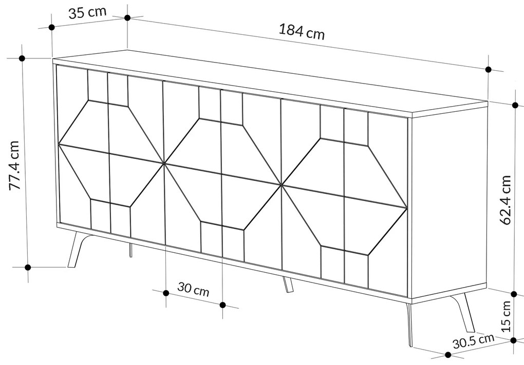 Dulap Duben (Antracit). 1073467