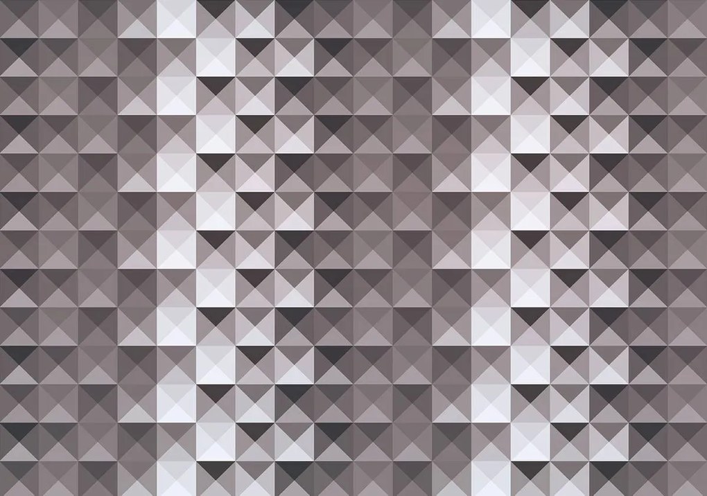 Fototapet - Cuburi gri (254x184 cm), în 8 de alte dimensiuni noi