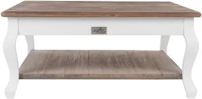 Masuta de cafea Adriana , MDF&Lemn, 35x80x80 cm