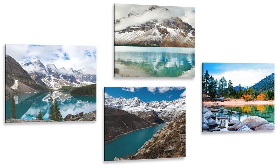 Set tablouri peisaje montane fermecătoare