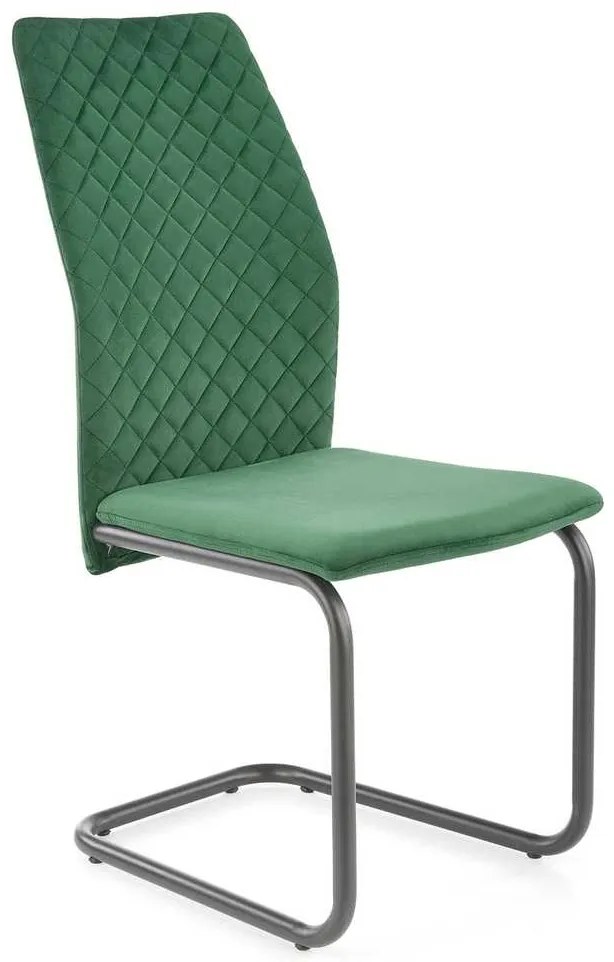 Scaun de bucătărie Roel, verde deschis / negru