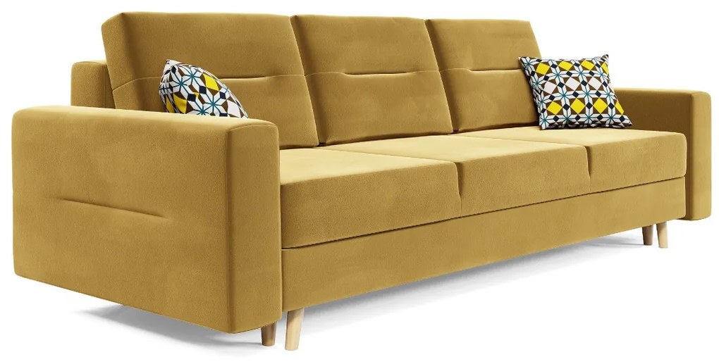 Supermobel Canapea extensibilă tapițată BERGEN, 230x87x87, itaka 16