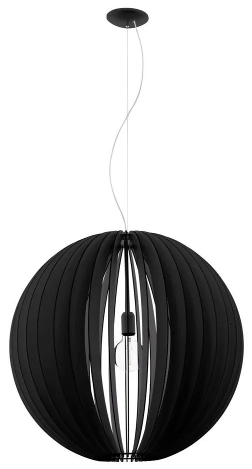 Lustră pe cablu Eglo 63254 COSSANO PRO 1xE27/60W/230V d. 70 cm negru