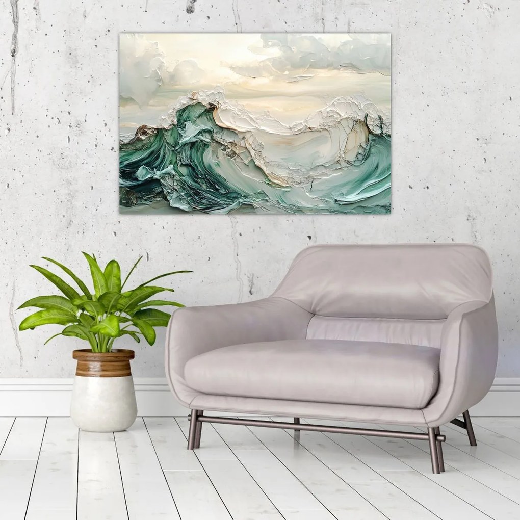 Tablou - Abstracție Marină 3D (90x60 cm)