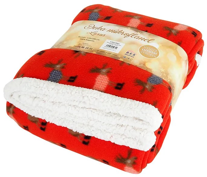 B.E.S. Petrovice Pătură din lână Buffalo Sobíci,150 x 200 cm