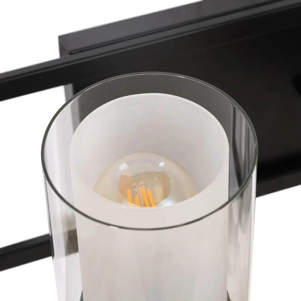 Aplică de perete neagră-albă – Ixia