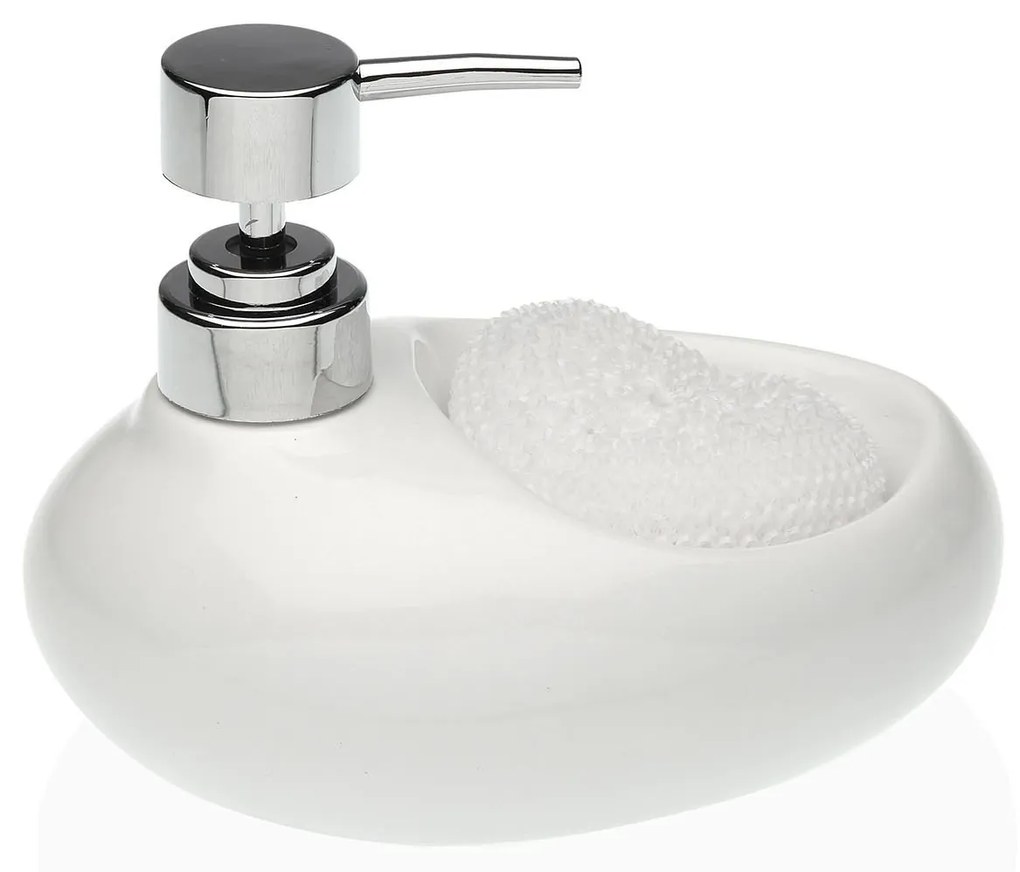 Dozator detergent + burete vase din ceramica 16X16.5X10.5