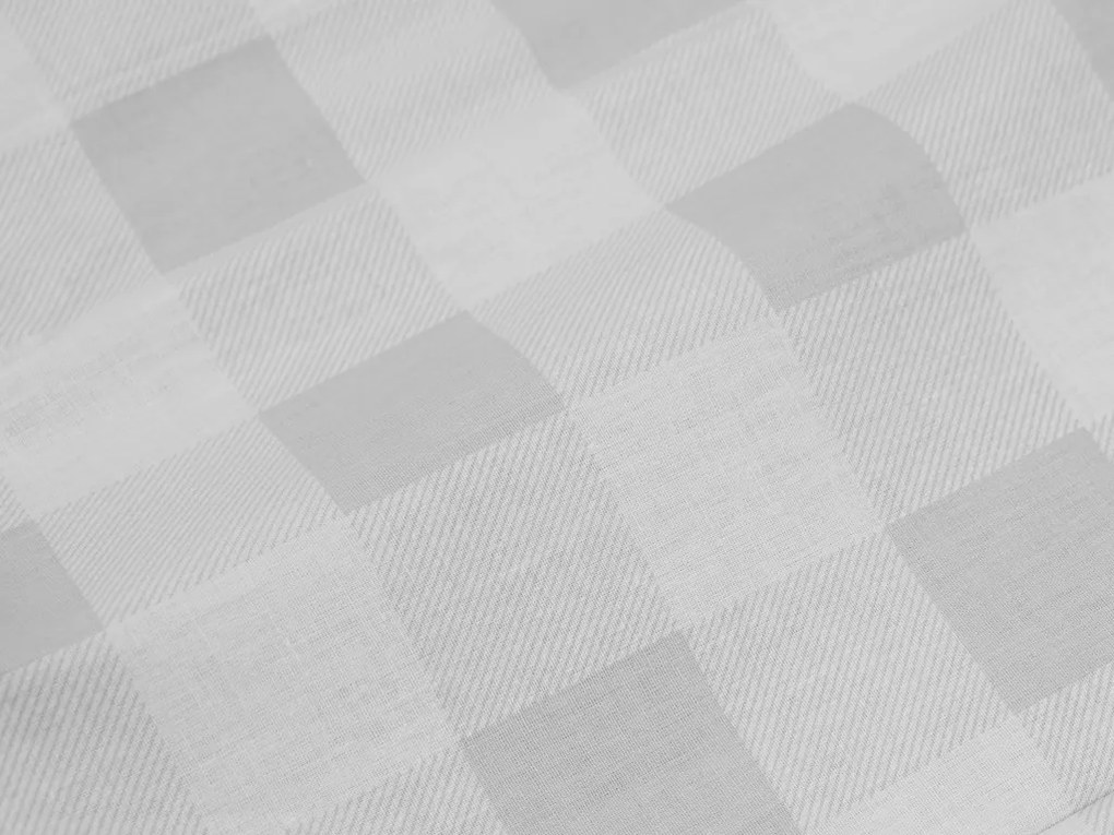 Lenjerie de pat din bumbac Renforce KOSTKA gri Dimensiune lenjerie de pat: 70 x 90 cm | 140 x 200 cm