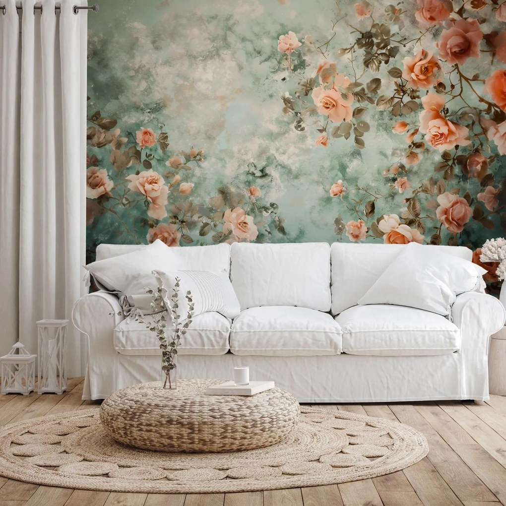 Fototapet - Trandafiri Pastel (147x102 cm)