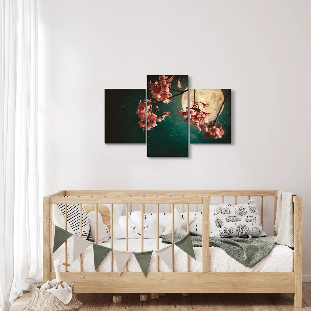 Tablou - Sakura în luna plină (90x60 cm)