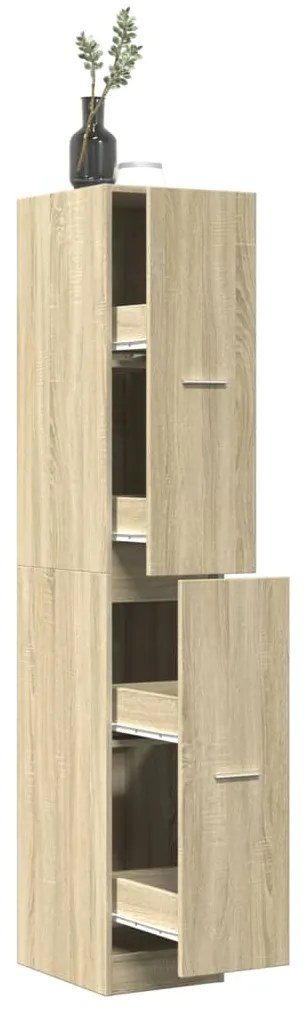 vidaXL Dulap de farmacie, stejar sonoma, 30x41x174,5 cm lemn prelucrat