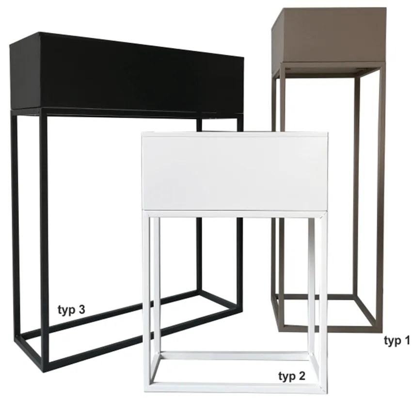 Ghiveci pentru flori din metal multifunctional Culoare Maro, INDIZE TYP 1