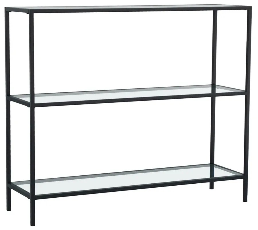 Raft metalic D100, negru