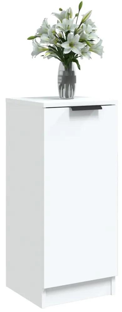 Servanta, alb, 30x30x70 cm, lemn compozit 1, Alb