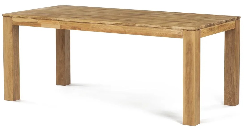 Masă de sufragerie 180 x 90 cm, stejar, XXL
