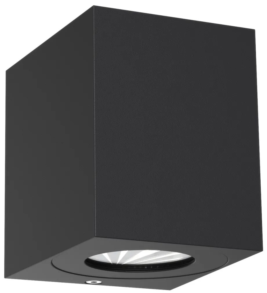 Aplica LED de exterior iluminat ambiental IP44 Canto Kubi 2 negru