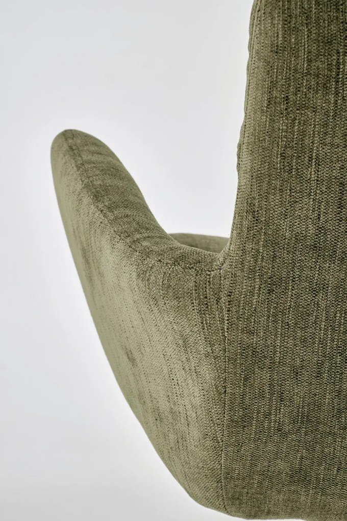 Scaun rotativ K495 stofa olive