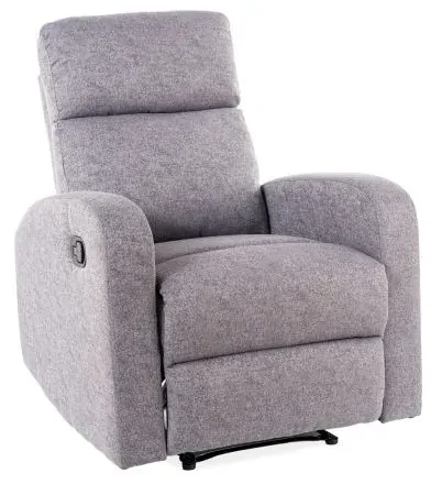 Fotoliu Tapitat Recliner Mars, Stofa Gri
