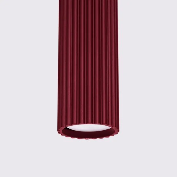 Brilagi - Lustră LED pe cablu CRESTO 1xGU10/10W/230V burgundiu