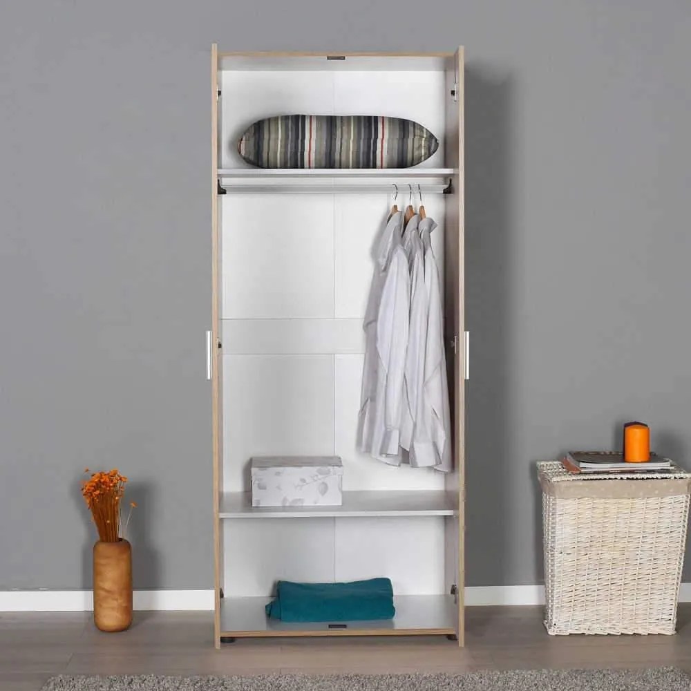 Dulap Haine Adore Trendline cu 2 usi si umeras, 80 x 187 x 47 cm