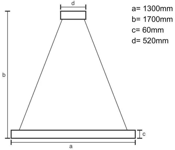 Lustră LED pe cablu LED/22W/230V 4000K 130 cm fag/lemn masiv