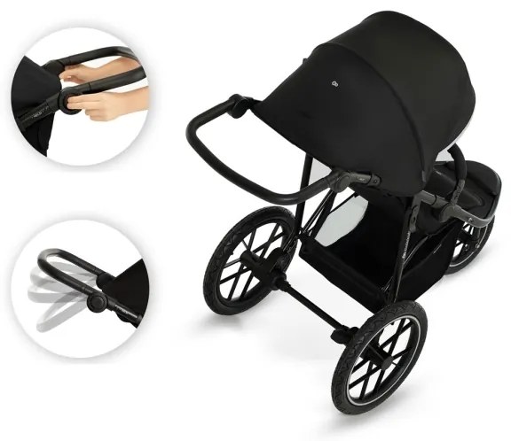 KINDERKRAFT HELSI2 - cărucior sport, negru