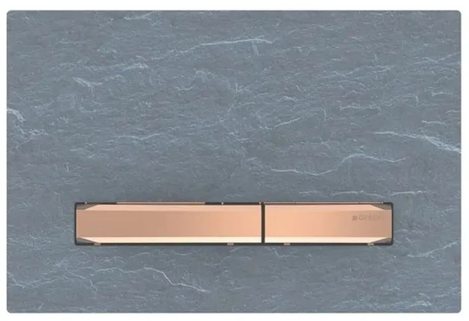 Clapeta de actionare pentru 2 volume de spalare, ardezie Mustang roz auriu Mustang ardezie detalii rose/gold