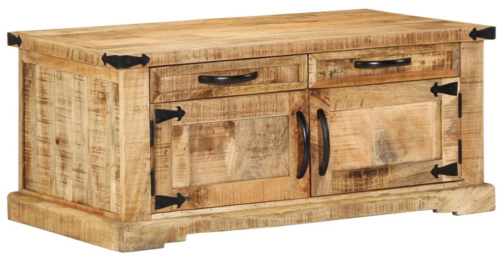 vidaXL Masă de cafea 90x50x40 cm Lemn masiv de mango