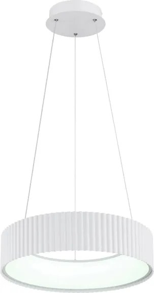 Globo 15924W - Lustră LED suspendată pe cablu KEMP LED/45W/230V Ø 46 cm, alb