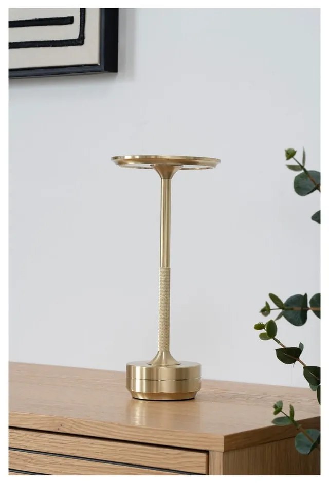 Veioză alămie LED (înălțime 28,5 cm) Lyneham – House Nordic