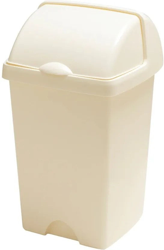 Coș de gunoi Addis Roll Top, 31 x 30 x 52,5 cm, crem