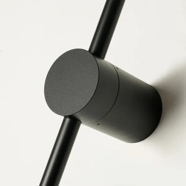 Brilagi - Aplica LED de exterior AURA LED/20W/230V 3000K IP54 negru