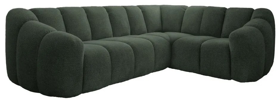 Colțar verde închis (cu colț pe partea dreaptă/în formă de ”L”) Shell – Miuform