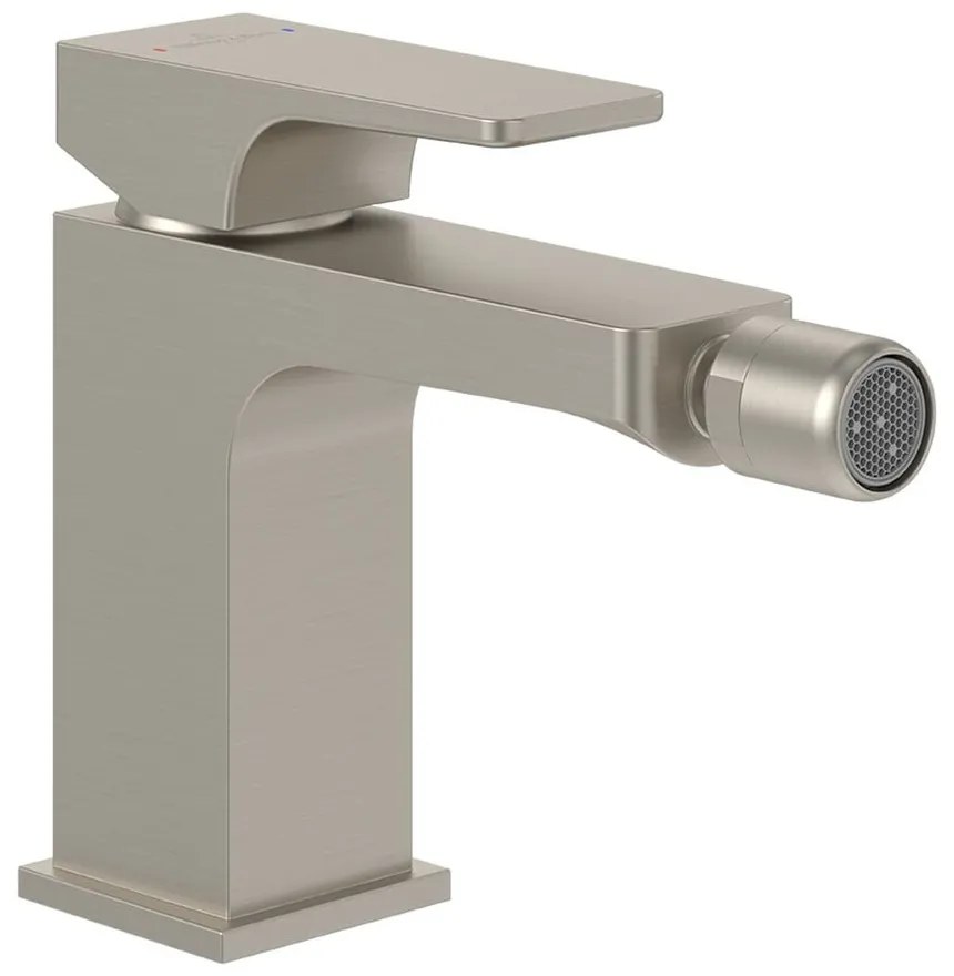 Baterie bideu Villeroy&Boch Architectura Square monocomanda nichel periat