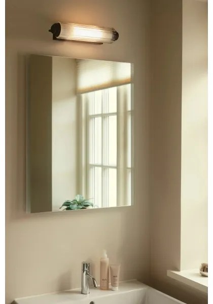 Nordlux - Aplică oglindă de baie NIMAL, 2xE14/25W/230V, IP44, negru