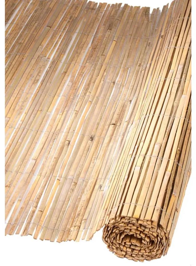 Nature Paravan de gradina, 1 x 5 m, bambus 1, Maro, 1 x 5 m