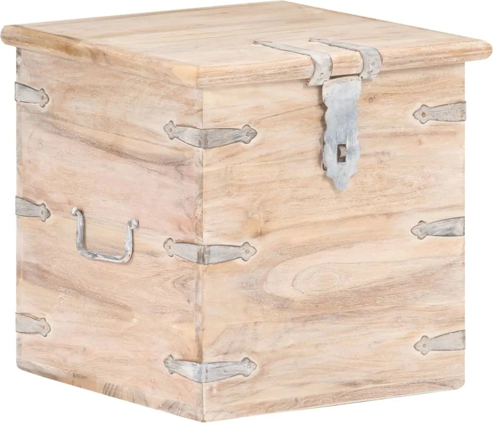 vidaXL Cufăr, 40 x 40 x 40 cm, lemn masiv de acacia